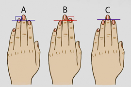 Մարդու բնավորության գծերը՝ ըստ մատների երկարության. news.am
