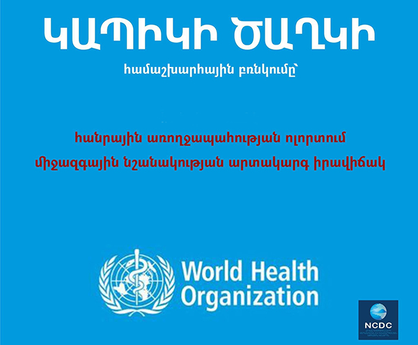 ՀՀ ԱՆ. Կապիկի ծաղիկ հիվանդության իրավիճակի վերաբերյալ